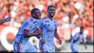 Meio campista De La Cruz fora do jogo contra o Bahia - Divulgação