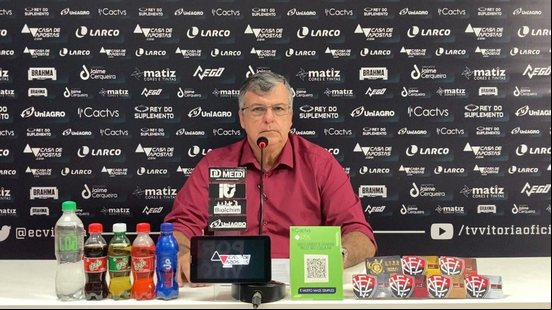 Imagem Presidente em exercício do Vitória, Luiz Henrique anuncia rompimento com PC 